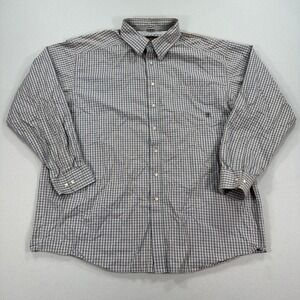 Ariat‎ Pro Series Button Down Shirt Men's 2XL Plaid Checkered Long Sleeve